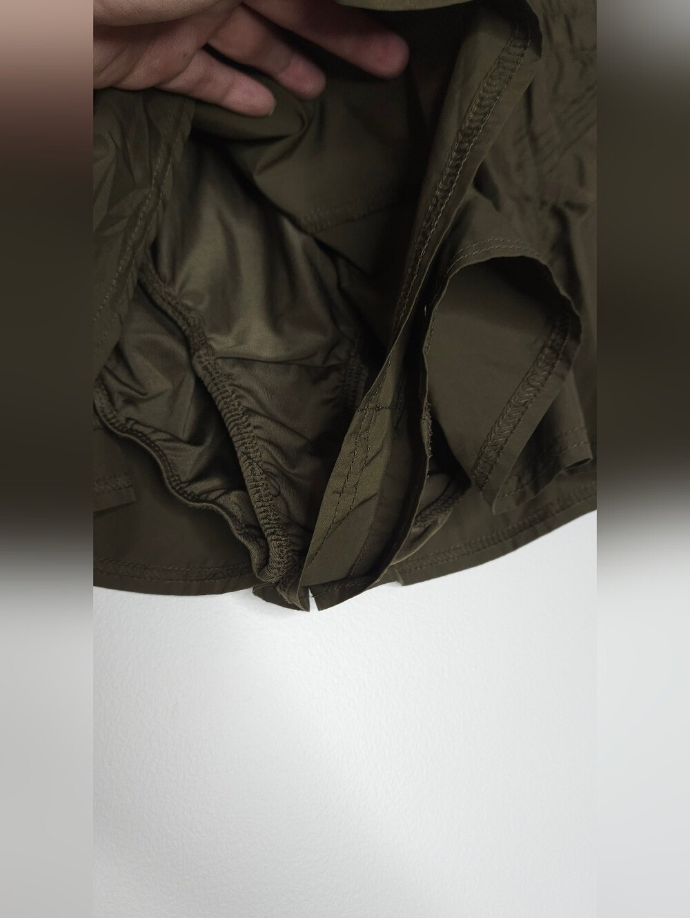 Free People Movement Olive High-Waist Athletic Shorts - Picture 5 of 8